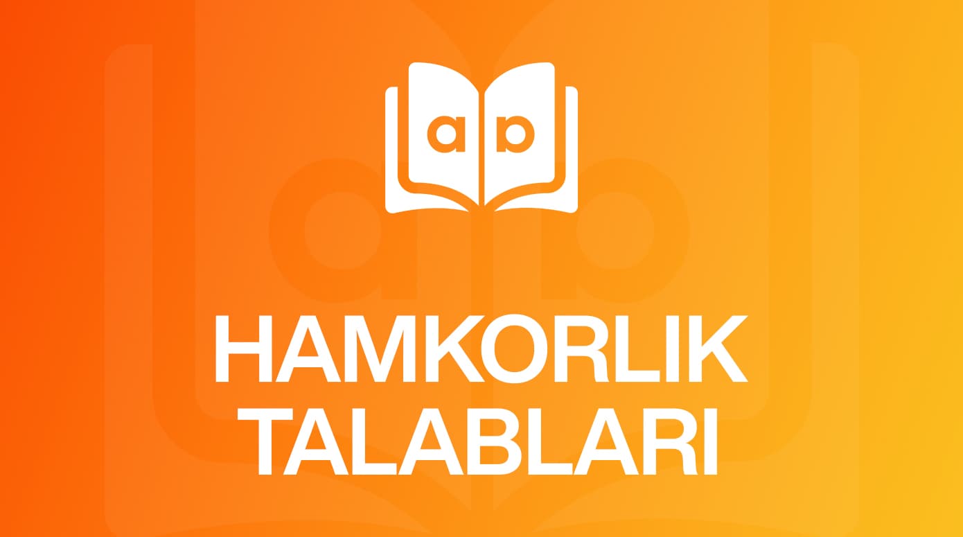 🤝 Hamkorlik talablari