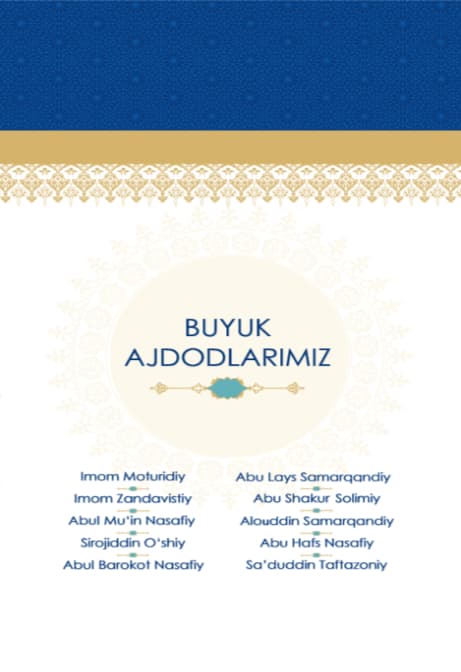 Muqova: Buyuk ajdodlarimiz