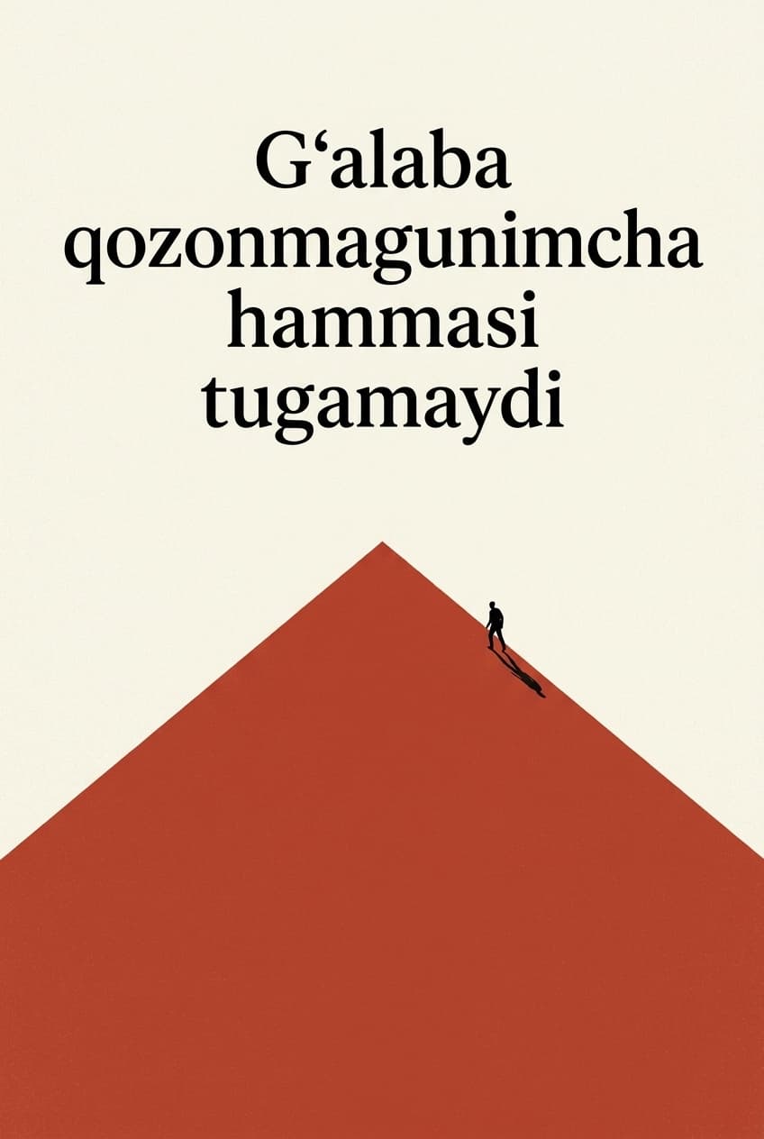Muqova: G‘alaba qozonmagunimcha hammasi tugamaydi
