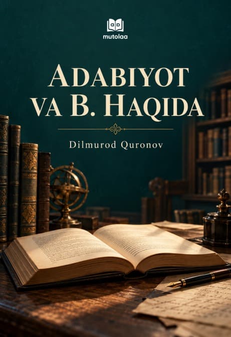 Muqova: Adabiyot va b. haqida